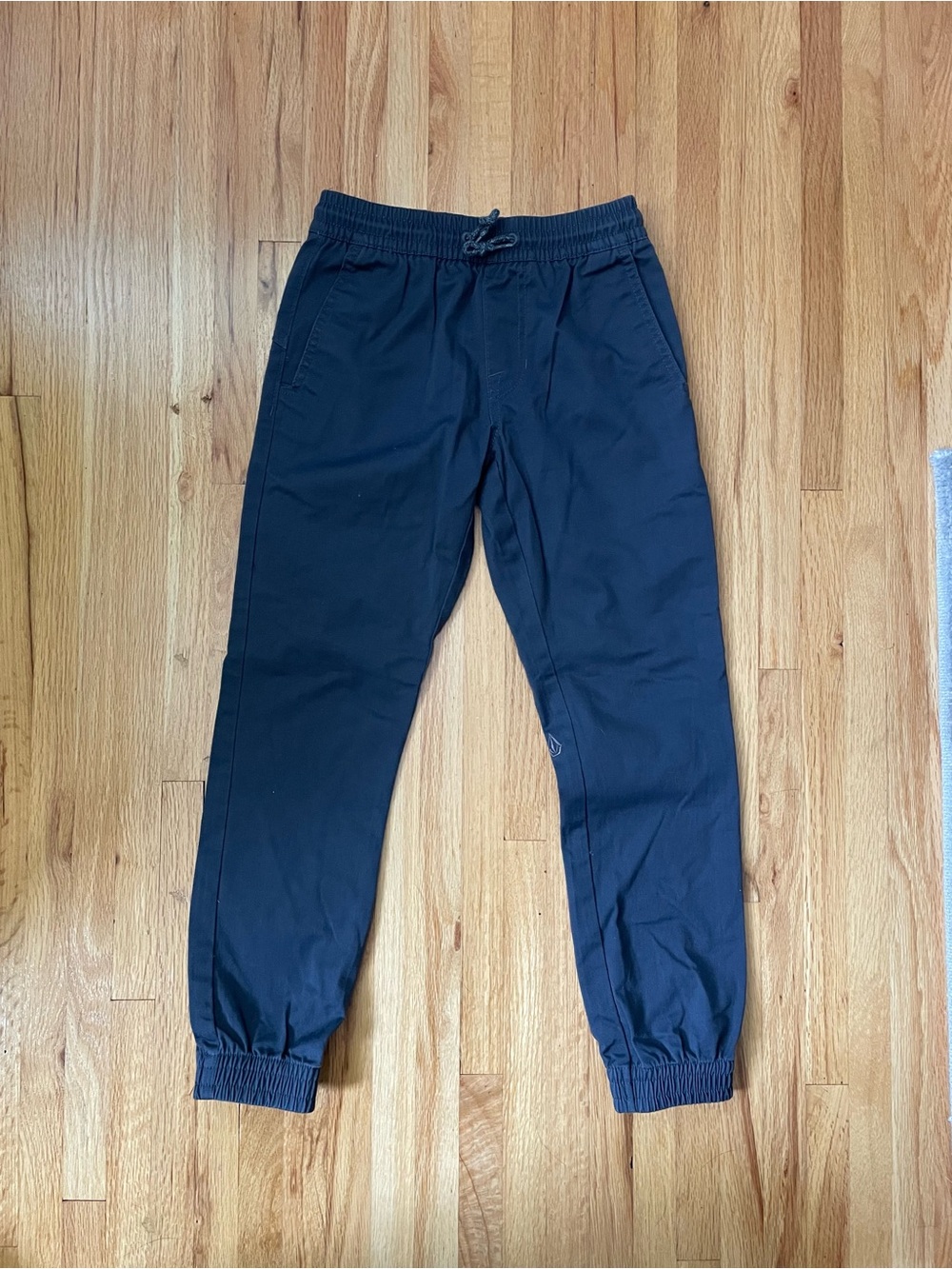 Volcom Big Boys' Frickin Slim Joggers - sz 8, navy blue
